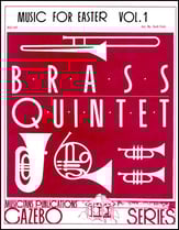 MUSIC FOR EASTER #1 BRASS QUINTET cover